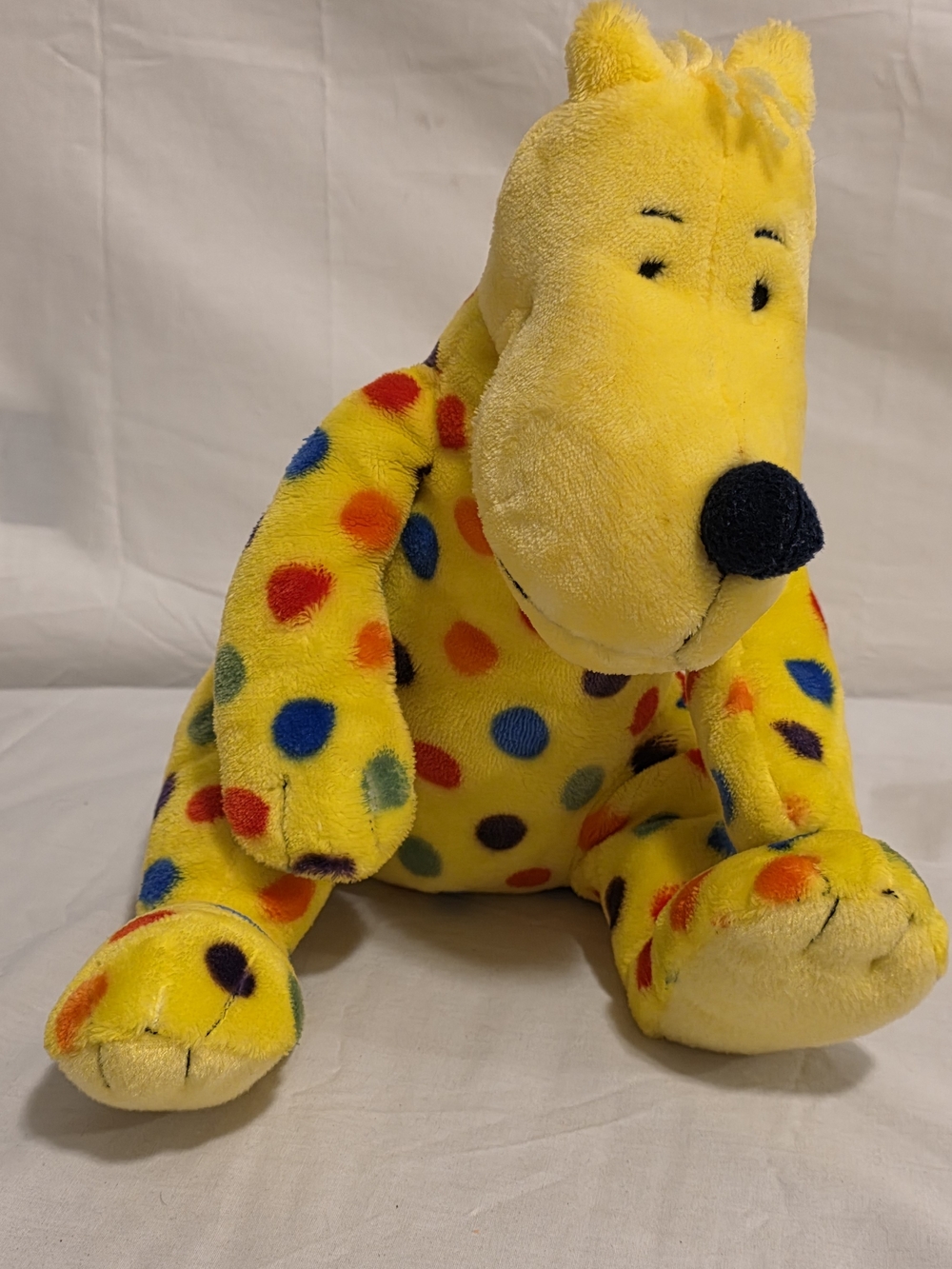 Kohls Cares Dr Suess Put Me In the Zoo Plush Yellow Polka Dot Leopard Animal 12”